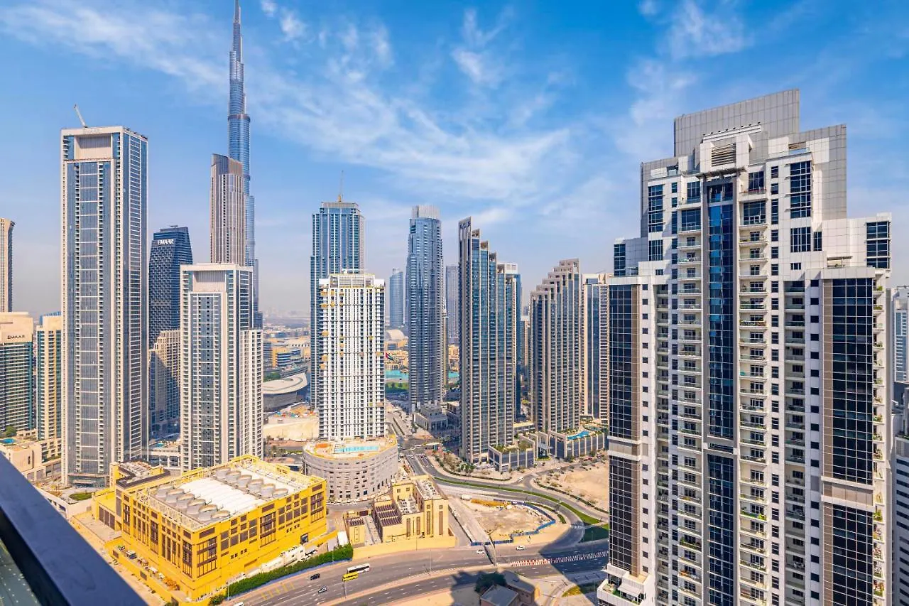 شقة Daniels Burj Khalifa View 2Br At Paramount Midtown دبي